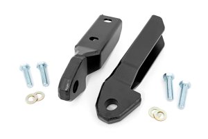 Chevrolet Blazer Tow Hook to Shackle Bracket - Front - Rough Country - Mount Only - Black - '92-'94